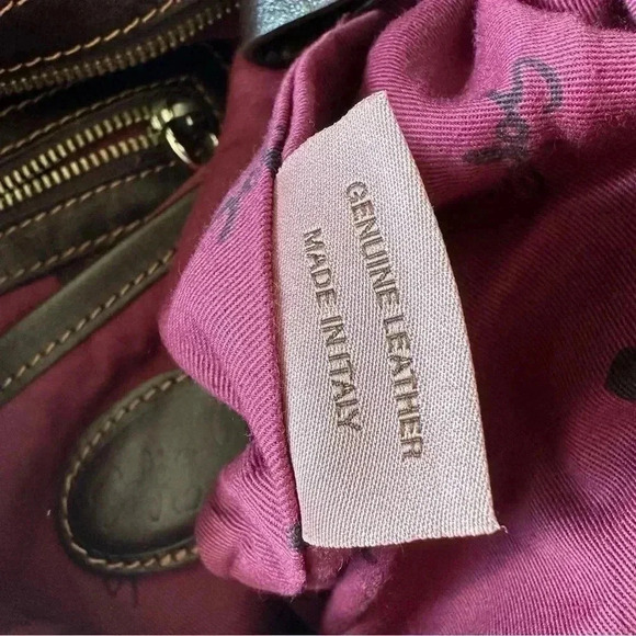 Sofia C Italy Leather Large Shoulder Bag - Picture 9 of 14